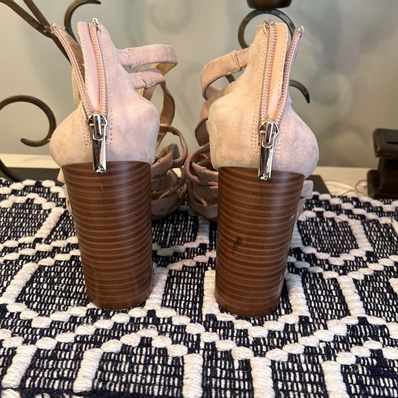 Sam Edelman Crisscross Suede Block Heel - Picture 4 of 10